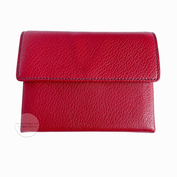 Coach Playing Cards with Red Leather Travel Case SLG Accessories Rare - Picture 7 of 13